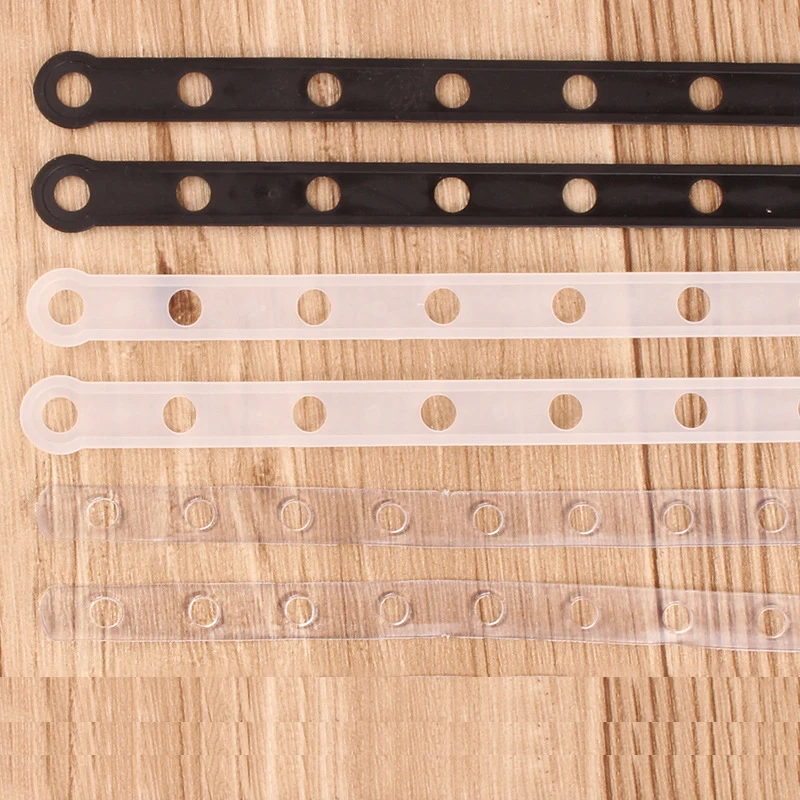 48cm Transparent Hanger Connectors for Fashion Stores Coats Pant Hangers Extention Stripes 40pcs/Lot