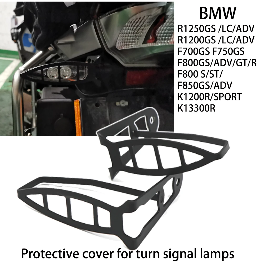 

Motorcycle Front Turn Signal Light Shield Led Cover Guard Bracket For BMW R1250GS adventure R1200GS GS1200 LC R 1200 1250 GS/adv