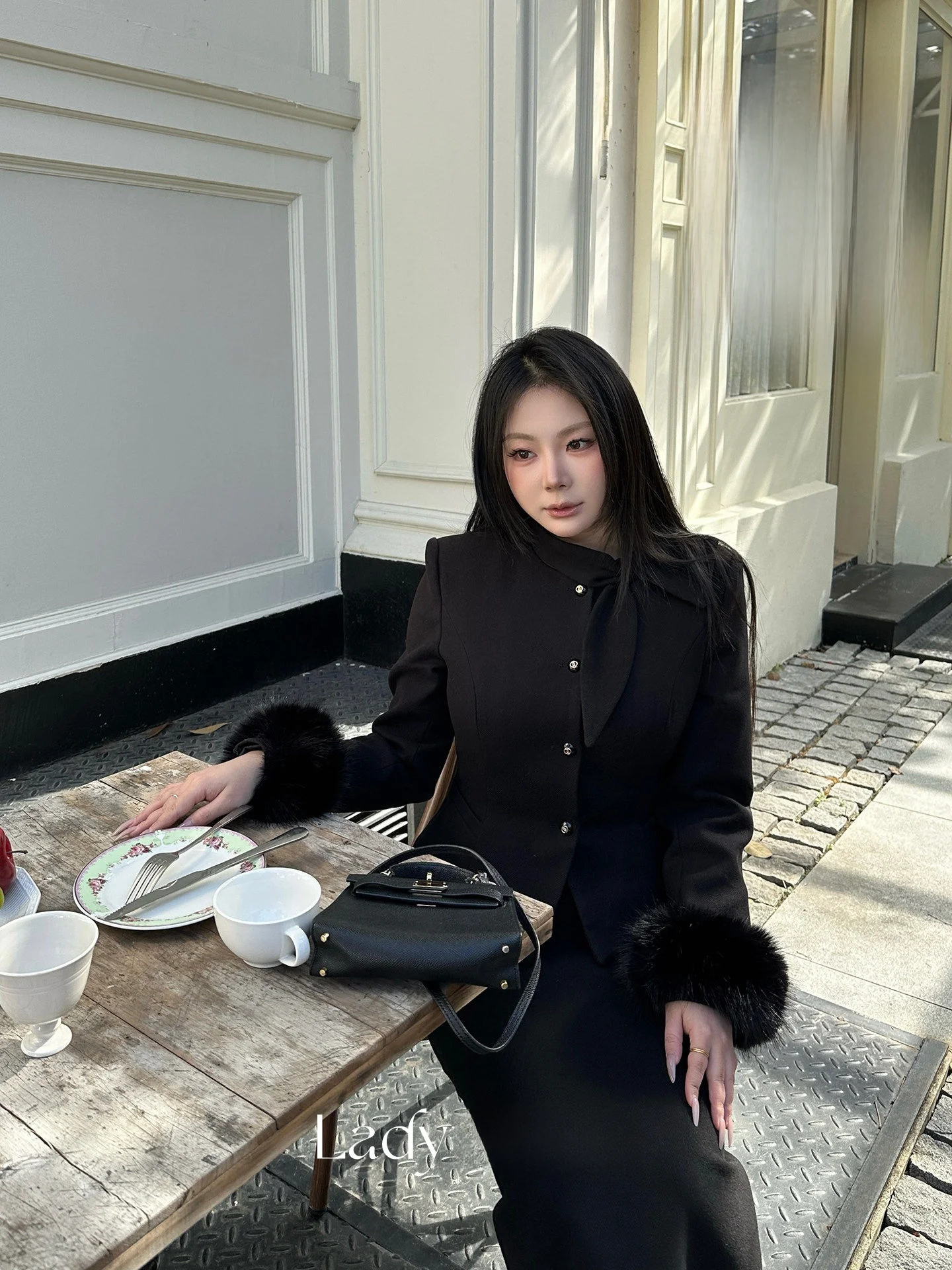 

plus Size Missy Ele Two-Piece Suit Set with Jaet And Wrap around Skirt for plus Size Women Korean Sle Casual Workwear