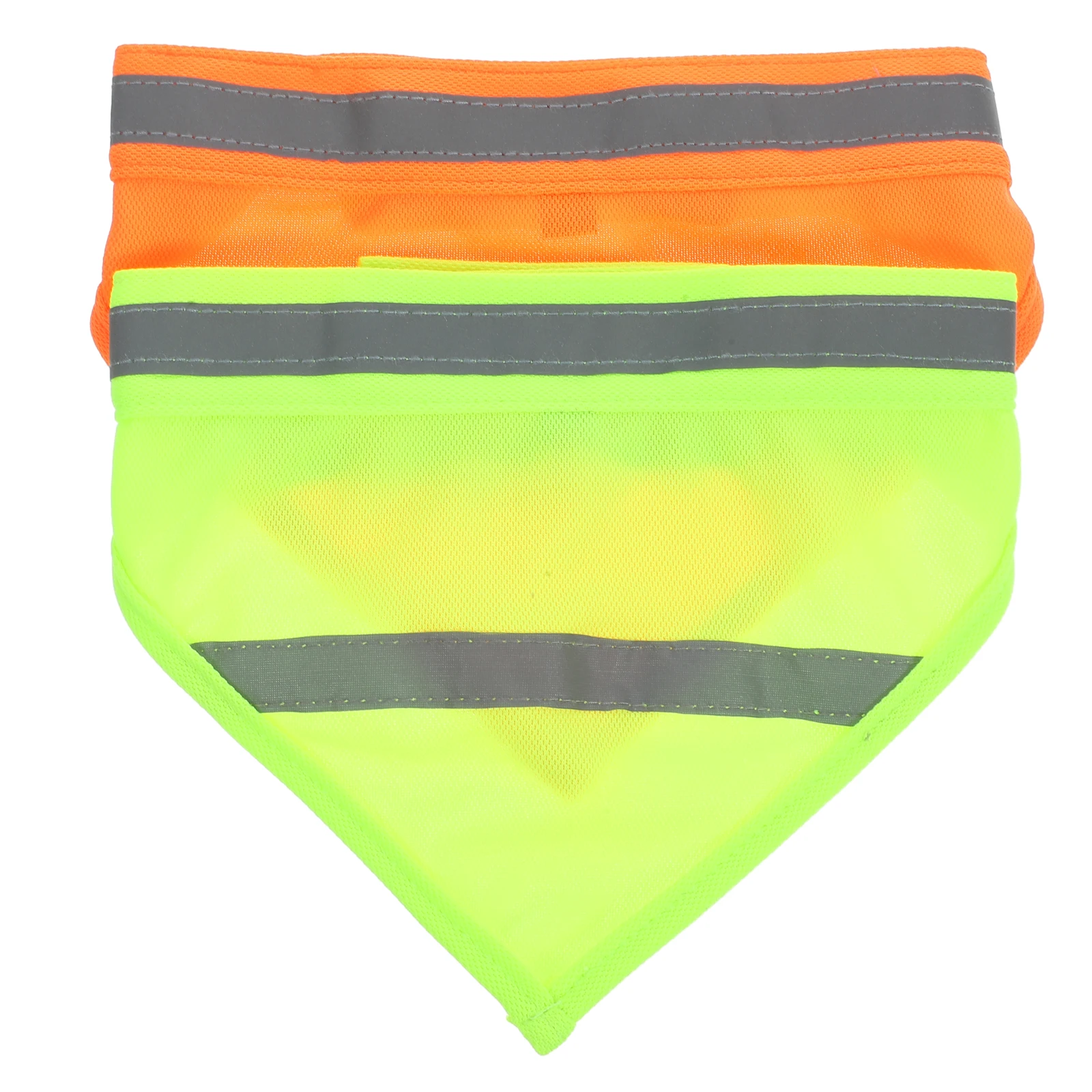 

2Pcs High Visibility Reflective Dog Scarf With Adjustable Design For Night Safety Travel