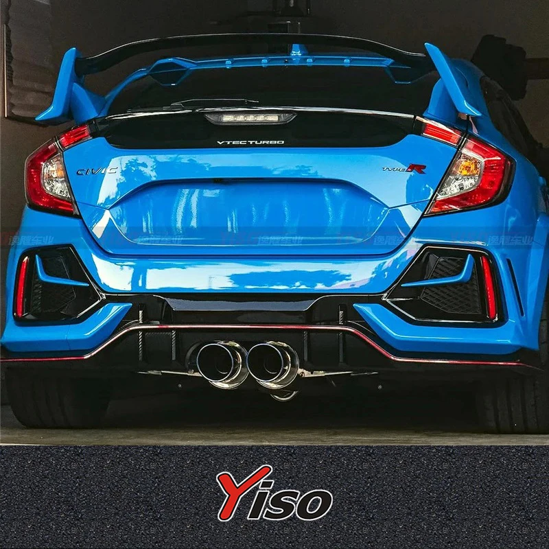 

Suitable for 2016-2021Civic TypeR Fk8 OEM Rear spoiler Modified Empennage Carbon fiber OEM Rear Lip diffuser
