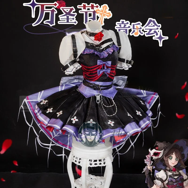 

‌Identity V‌ Gardener Emma Woods Cosplay Costume Carnival Uniform Wig Anime Halloween Party Costumes Masquerade Women Adult ﻿