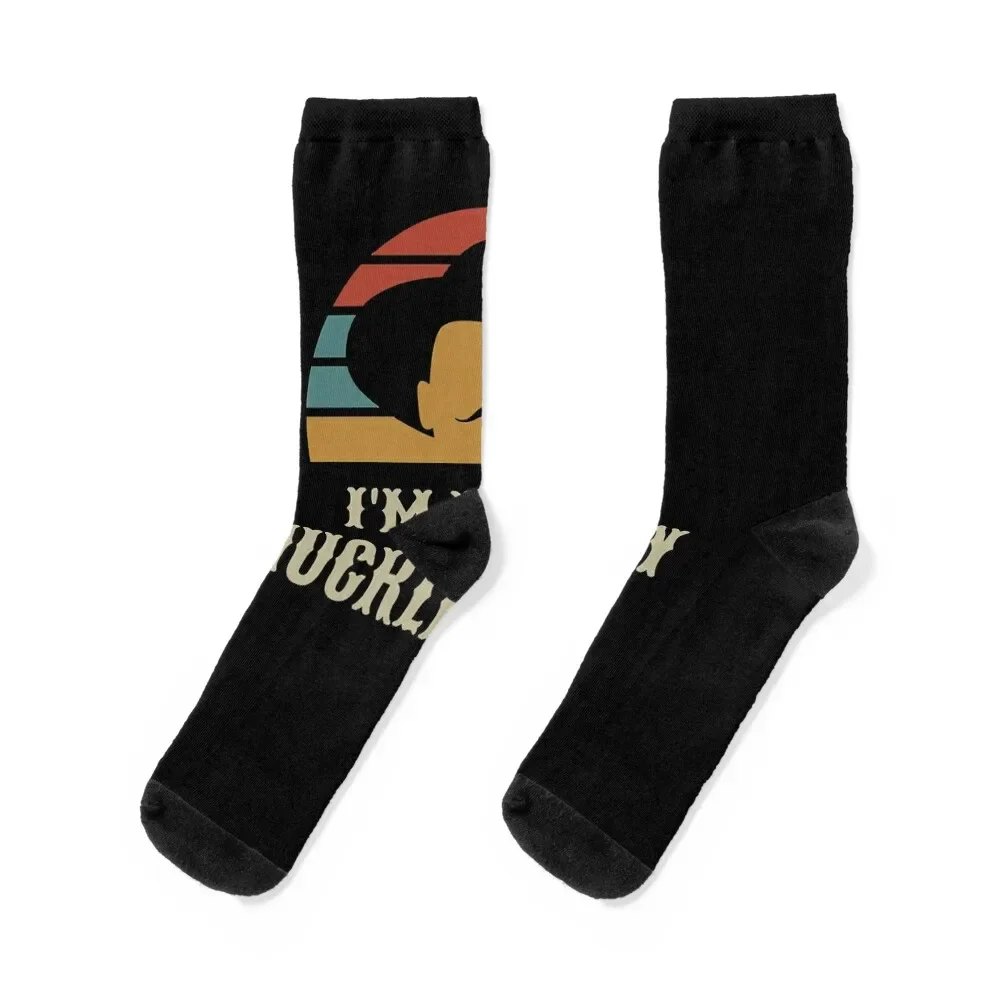 Vintage Mens I'M Your Huckleberry Vintage Retro Cool Gifts Socks New year's luxury hiphop christmass gift Socks Girl Men's