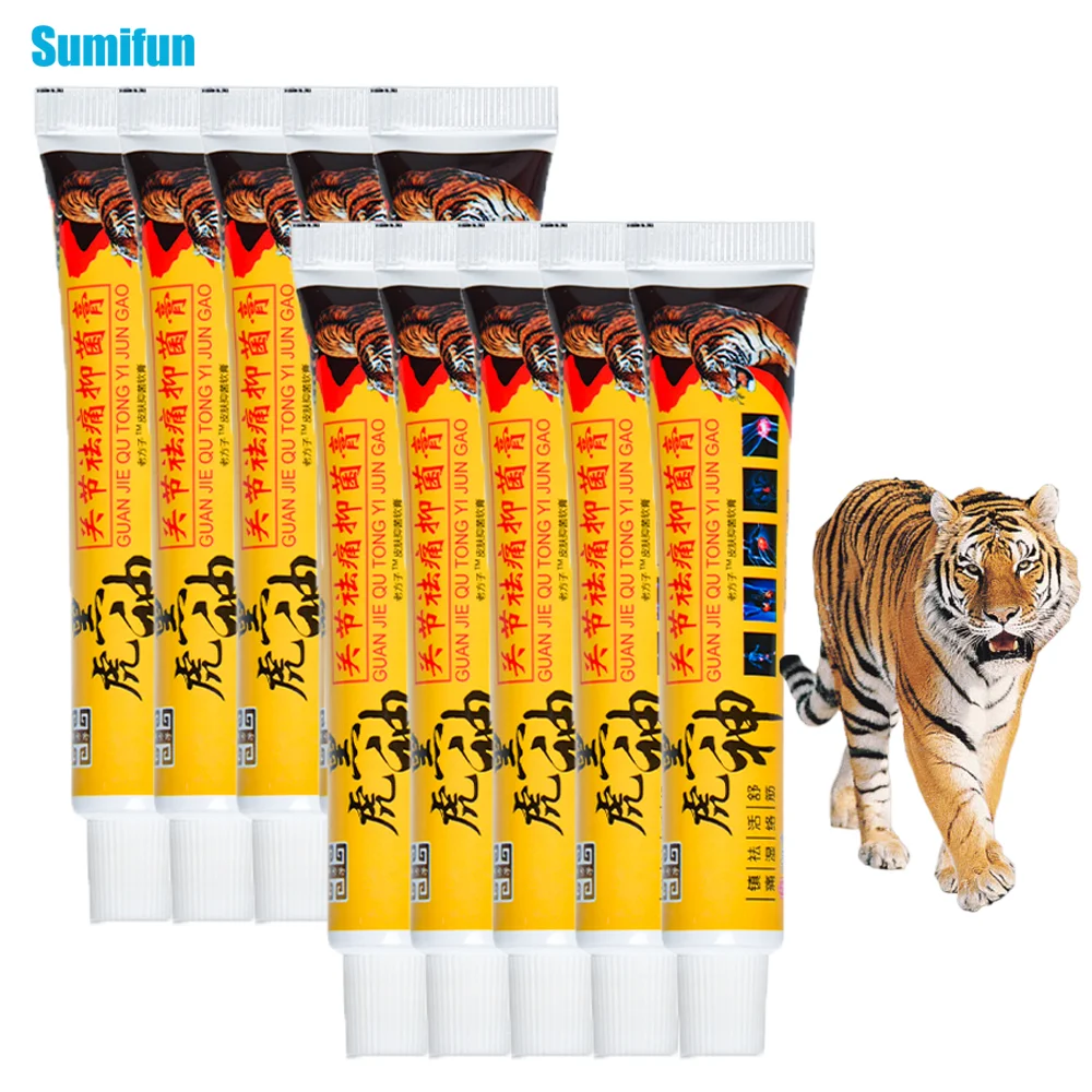 1/3/5/10Pcs Tiger Balm Analgesic Cream Knee Joint Muscle Pain Relief Ointment Arthritis Rheumatism Medical Health Care Plaster