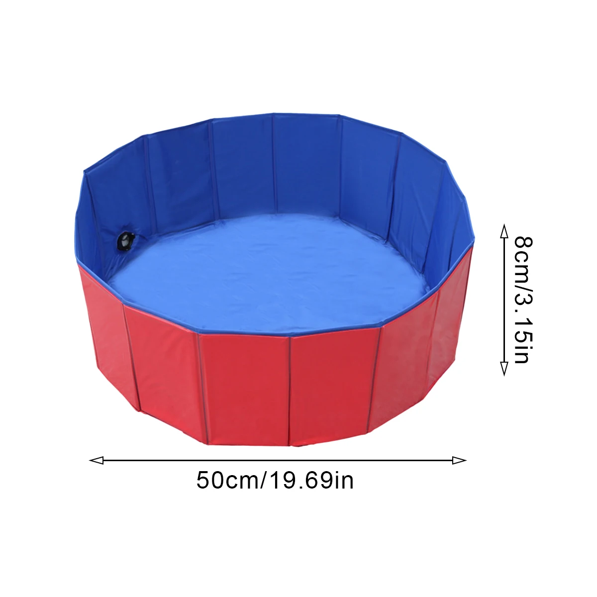 Foldable Dog Pool Bathtub, Portable Bathing Pool for Cat Puppy/Dog, Suitable for Indoor and Outdoor Pet Use