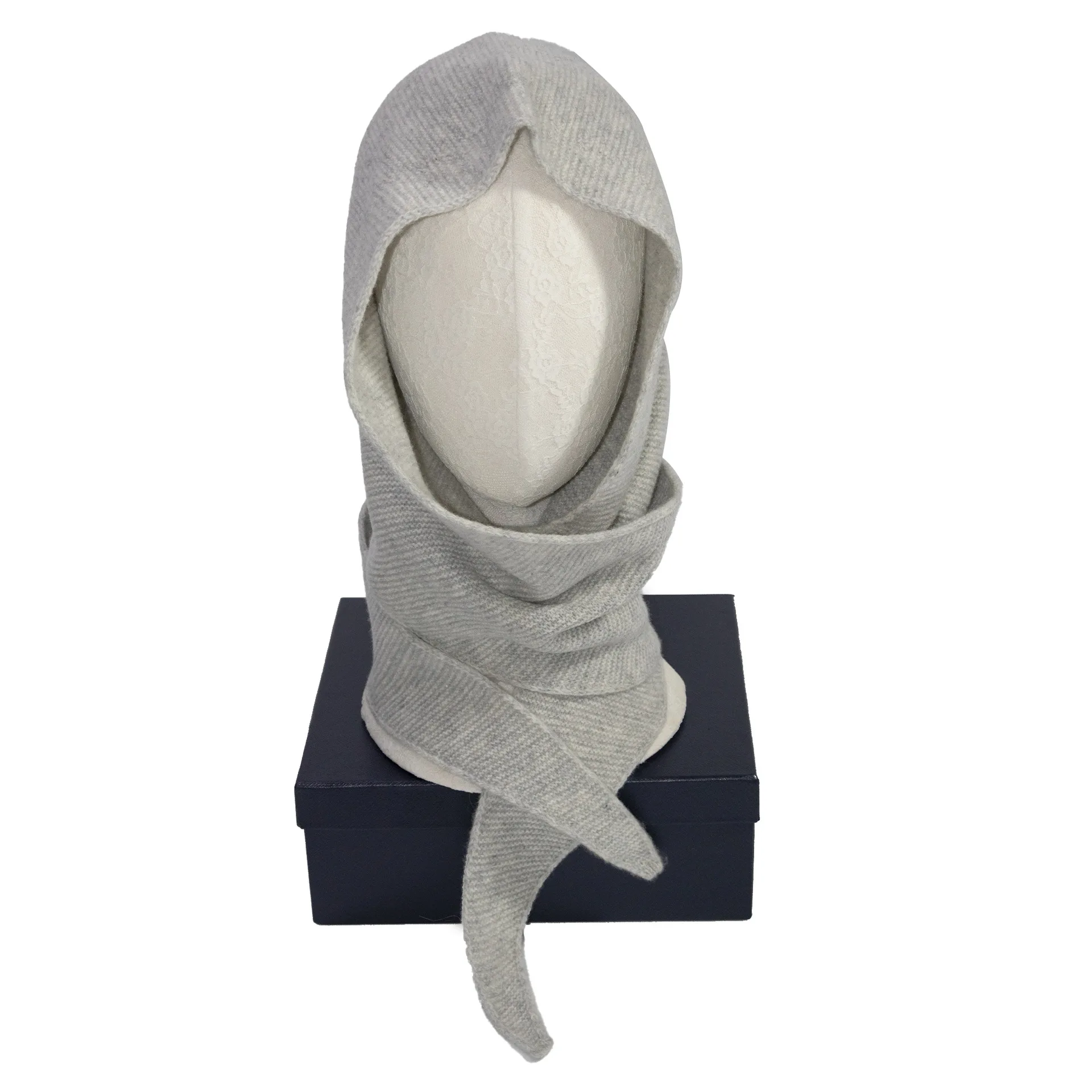 

Цельный шарф-балаклава из шерсти Marino Warp