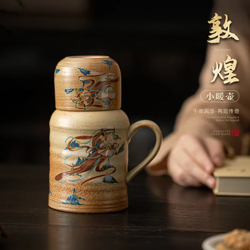 Dunhuang Small Insulation Pot Household Stuffy Teapot Small Capacity Teapot Kung Fu Tea Utensils Thermos Tea Kettle