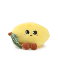 Lemon Orange Mango Apple Pomelo Fruit Stuffed Soft Doll Fruit Plush Comforter Toys Cute Cartoon Plush Toys For Baby Kids