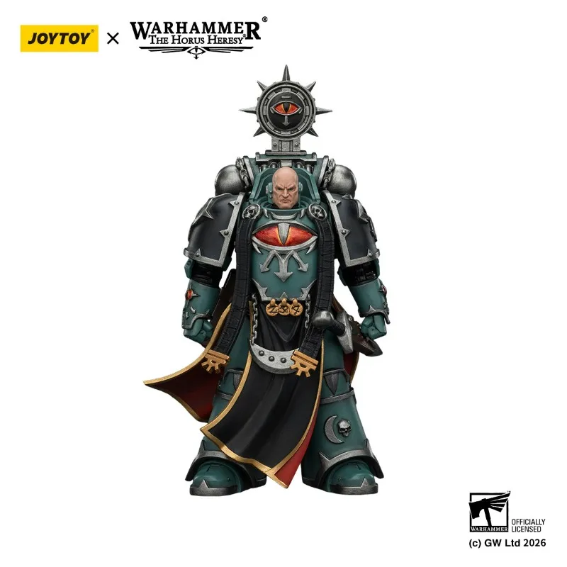 

JOYTOY Warhammer Sons of Horus Dark Apostle Consul with Staff of Dark Authority 1/18 Scale Action Figure Shipping in May
