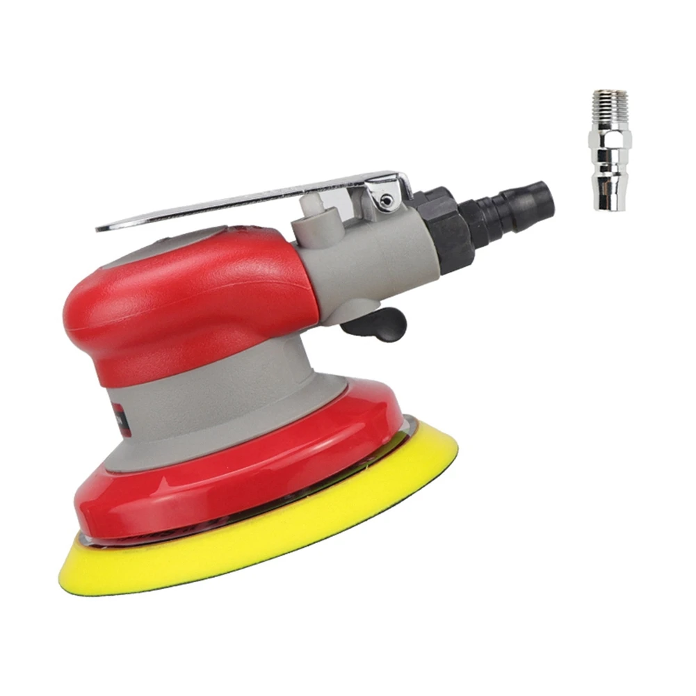 GOOD-Pneumatic Sander Air Sander Sanding Machine  Air Power Sander Polisher Tool 5 Inch Plastic