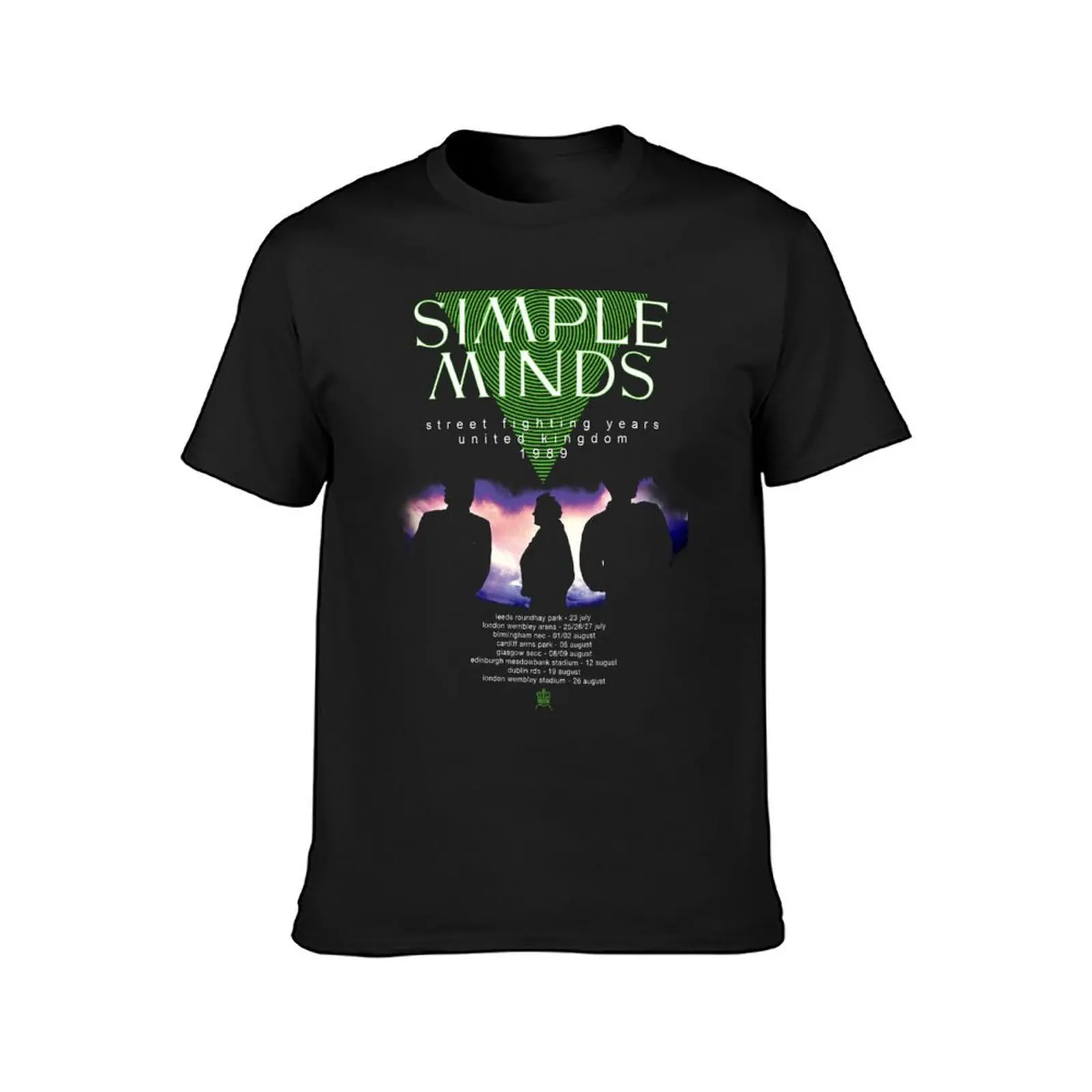 Simple Minds - Street Fighting Years T-Shirt new edition vintage plain fitted t shirts for men