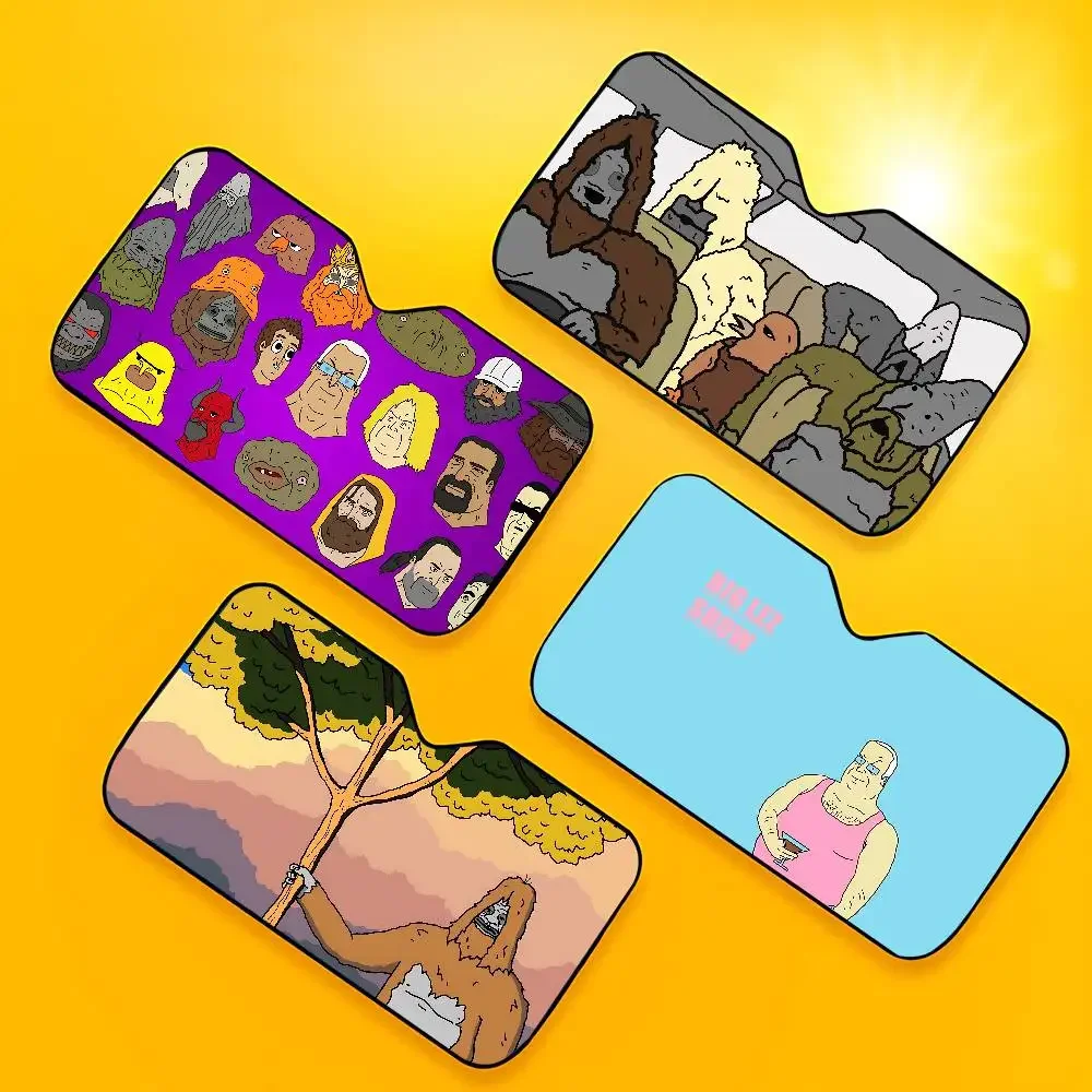 H-The Big Lez ShowS مظلة السيارات الستائر 130x70 سنتيمتر مظلة السيارات غطاء الزجاج الأمامي UV حماية السيارات قناع اكسسوارات للسيارات #5