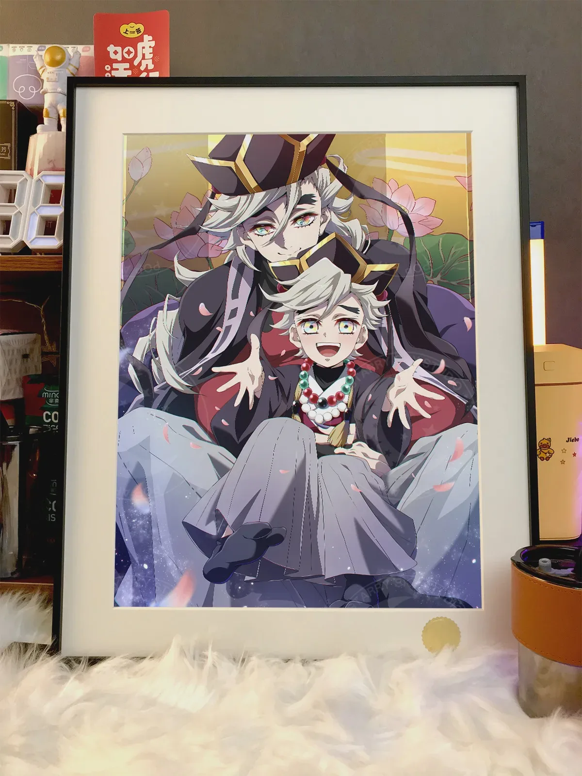 Diamantmalerei Demon Slayer Doma Diamant-Mosaik Handgemachte Kunst Exquisites Kreatives Geschenk Heimdekoration
