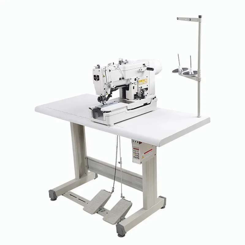 

Flat Head Buttonhole Machine Computer Direct Drive Electric Desktop Industrial Sewing Machine Keyhole Clothing Equipment 220V