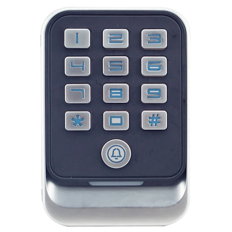 Metal IP67 13.56MHz/125Khz access controller keyboard for harsh environments with WG output