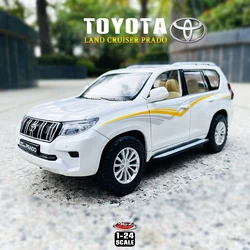 MSZ-Modèle de voiture Toyota Land Cruiser Prado en alliage, boîte d'origine, décoration artisanale, jouet de collection, outil de moulage sous pression, cadeau, 1:24