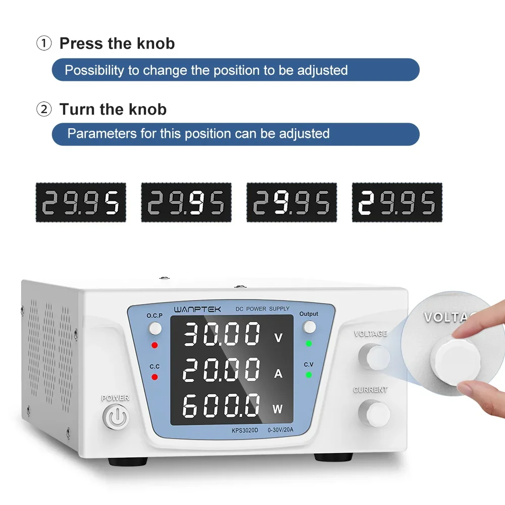 30V 60V 100V RS485 Programmable Adjustable DC Power Supply Software Automatic Control Lab Voltage Stabilizer Power Supply