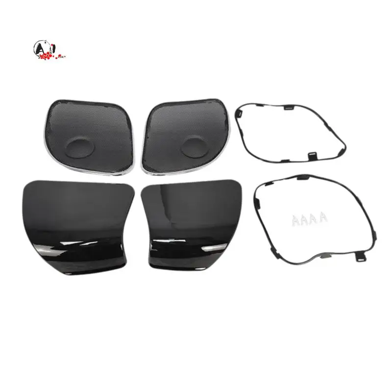 

A10E-1Set Motorcycle Inner Fairings Glove Box Doors Cover&Speaker Grilles For Road Glide FLTRX 2015-2023 Gloss Black