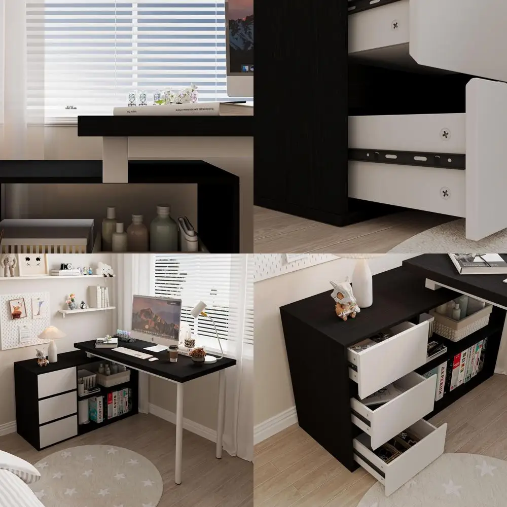 L Shaped Computer D…