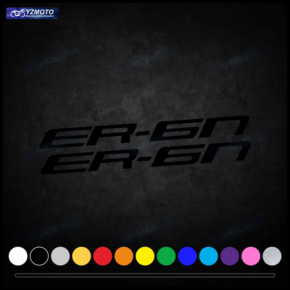 For ER-6n ER6n ER 6n Motorcycle Racing Sticker Car Decal Decoration Fuel Tank Engine Logo Fairing Windshield Helmet Stickers