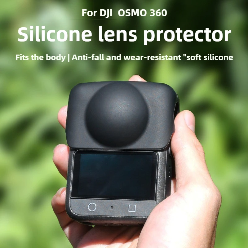 

For DJI OSMO 360 panoramic camera lens cover protection silicone cover accessories anti-drop headgear protective mirror