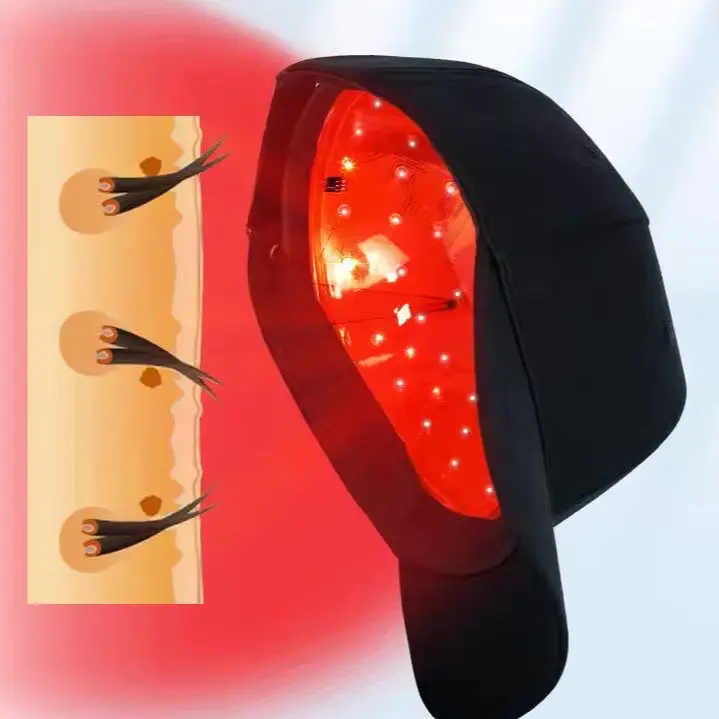 

The Laser Hair Growth Cap Features 96 Diodes That Precisely Emit Red Light, Allowing Even The Lazy To Easily Grow Hair