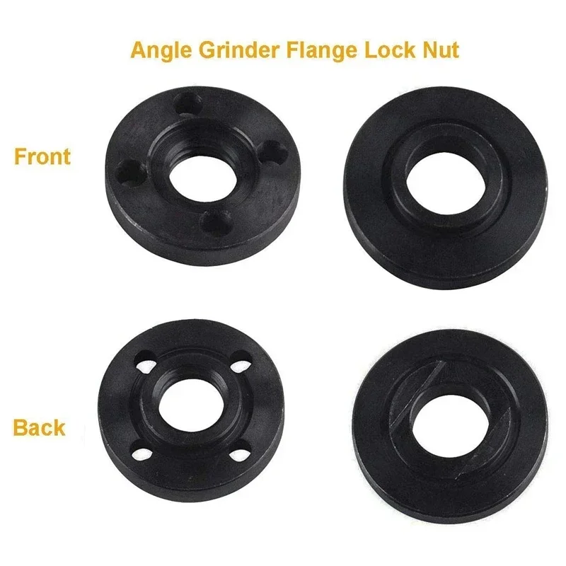 

2x M16 Flange Nut 16mm Spindle Thread Angle Grinder Spare Part Angle Grinder Inner Outer Flange Nut Power Tool Accessories