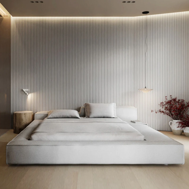

Under Storage Multifunctional Bed Luxury Double Nordic King Size Bed Frame Nightstands Hotel Camas Matrimonial Home Decoration