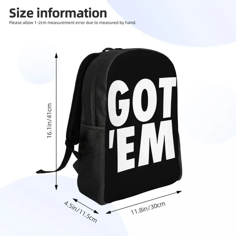 Got Em-mochila para ordenador portátil para hombre y mujer, bolsa informal para estudiantes universitarios