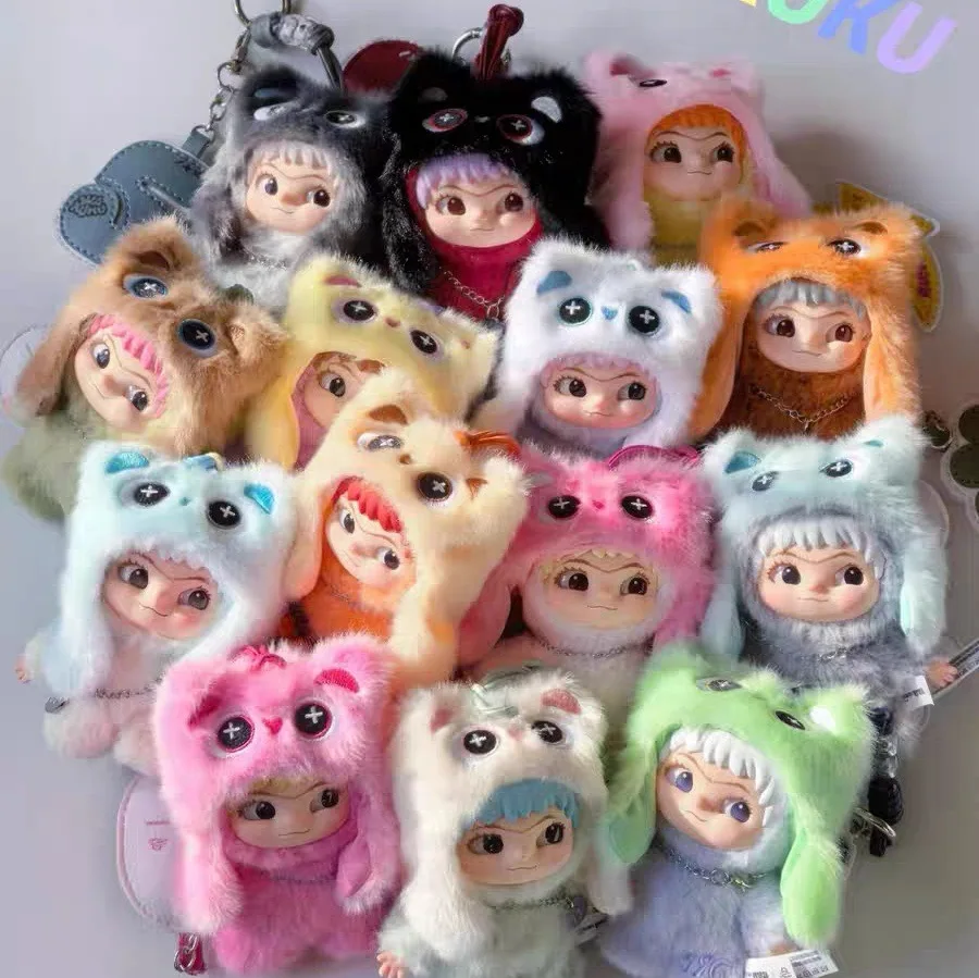 

New Authentic Third Generation Wokuku Vinyl Blind Box Decoration Lucky Blind Box Plush Toy Doll Girl Gift Trendy Play Gift