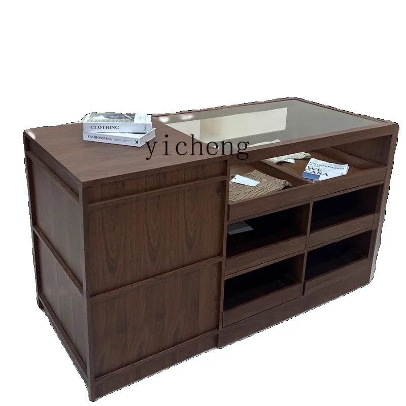 ZC Middle Island Display Table Display Locker Paint Clothing Store Decorations Cabinet