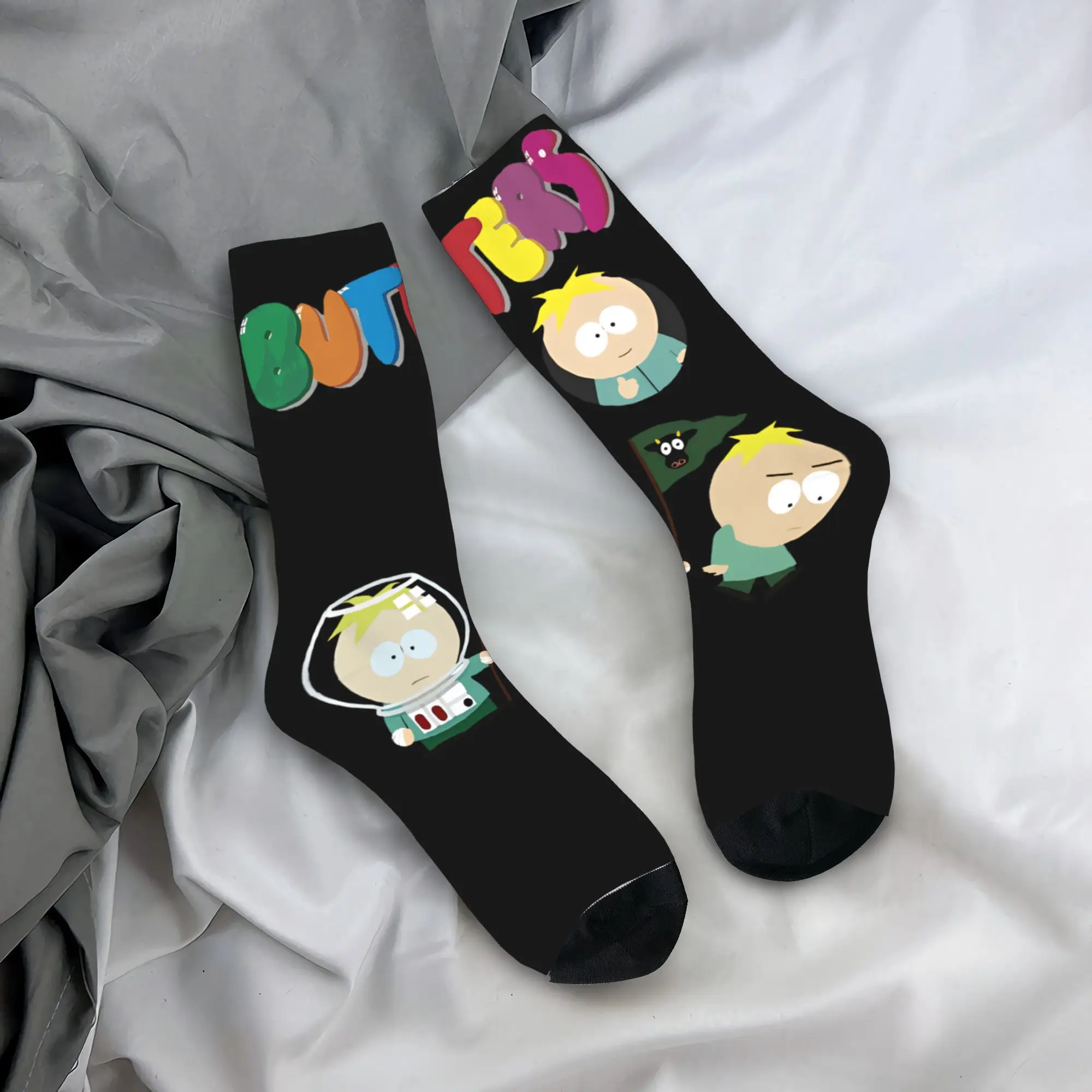 

Men's Socks SouthParks meme Stockings Autumn Harajuku High Quality Socks Design Cycling Anti Bacterial Socks