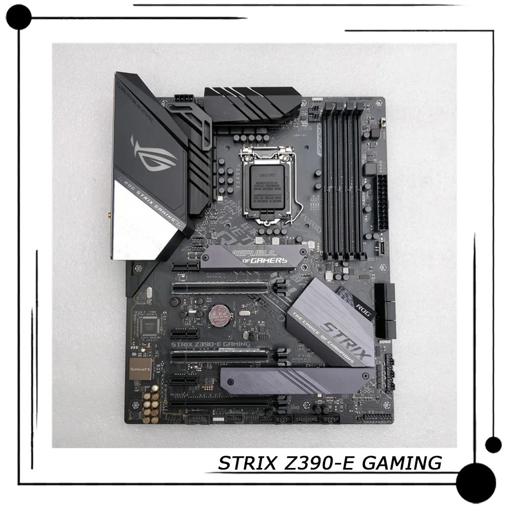 STRIX Z390-E GAMING For  For ASUS GAMING Motherboard Z390 9th/8th Gen i9/i7/i5/i3 LGA 1151 DDR4 100% Tested Fast Ship