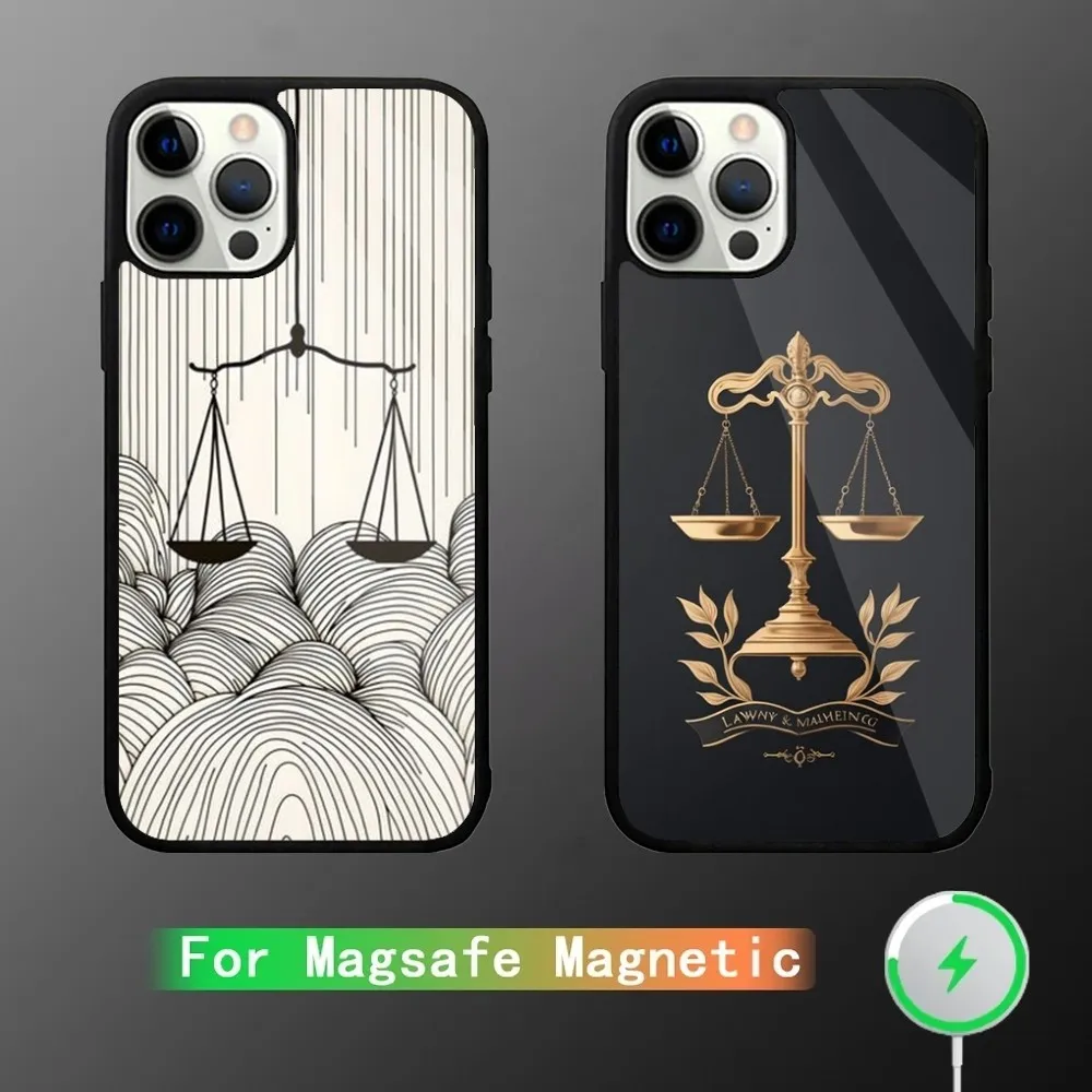 Law Judge Justice Lawyer Phone Case For iPhone 15,14,13,12,11,Plus,Pro,Max Mini Magsafe Magnetic Wireless Charging