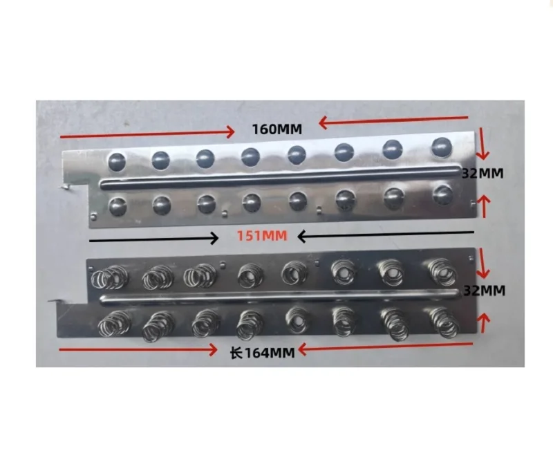 5pair 16section 18650 battery box positive negative spring for power banks and mobile power supply ﻿