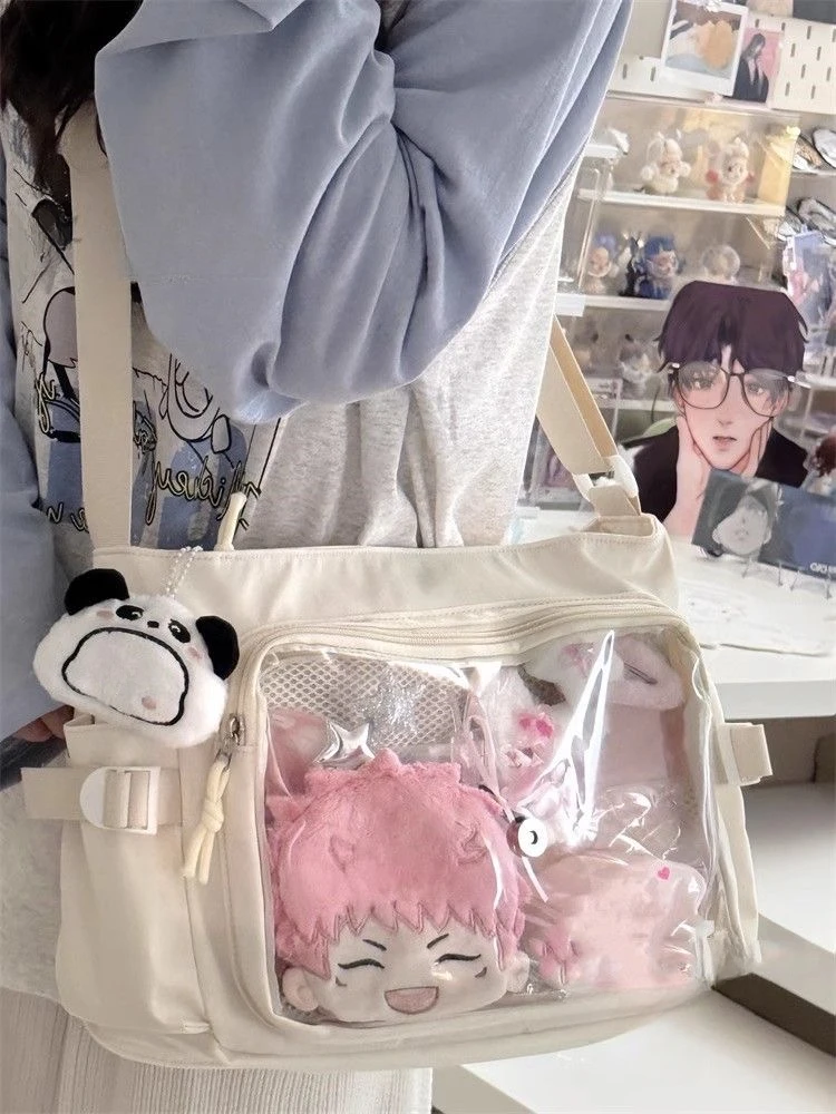 일본 스타일 Kawaii Itabag 여성 여고생 메신저 백, 지갑 및 핸드백, 신상 숄더백, 여성용 Ita 백, 크로스 바디 