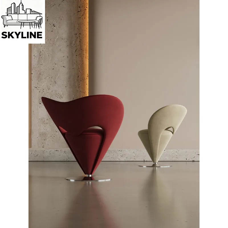 Minimal Princess Conical Makeup Single Chair for Girls
