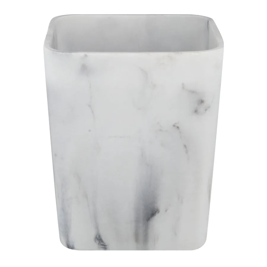 

Faux Marble Trash Can