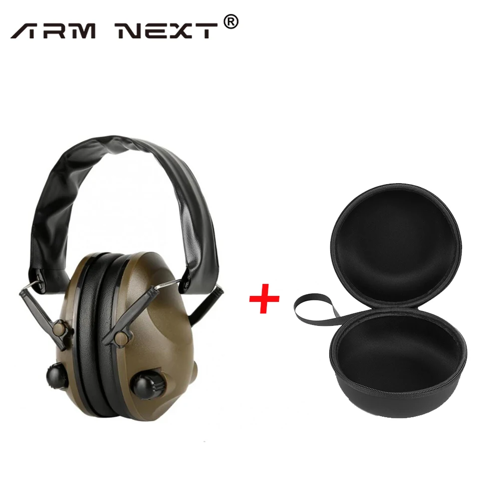 Tactical Hunting Earplugs Electronics Caza Shooting Headset TAC 6s Noise Reduction Tactico Protective Foldable with case