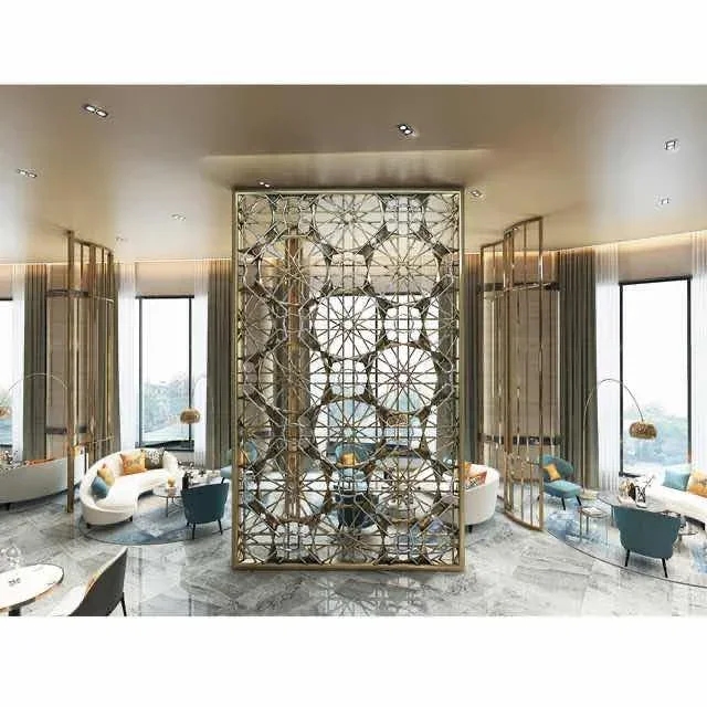 

Metal Steel Screen Partition Designs,Indoor Decorative Screen Room Panels Stainless Elegant Living Room Wall Panel Divider