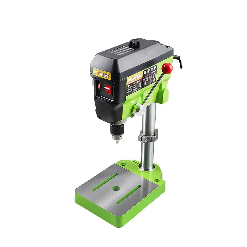 Mini strong micro bench drill household 220v multi-functional small industrial bead making tool speed regulating electric drill