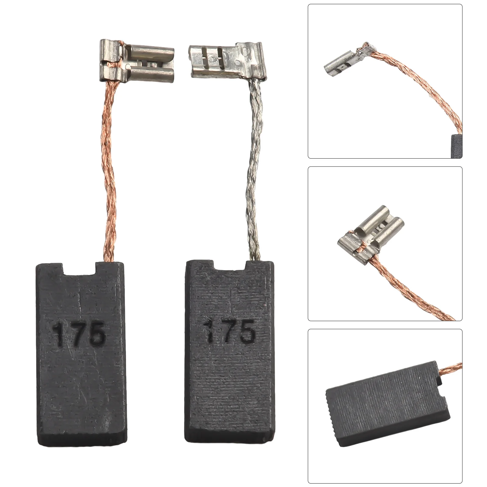 

Power Tool Parts Carbon Brushes 2pcs High Quality Material Keep Your Motor Running Number CB175 HR5211C HM1213C HM1317B