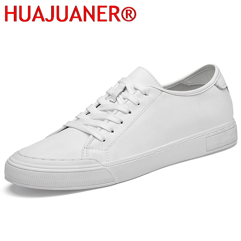 

2025 New Men Genuine Leather Vulcanized Shoes Brand Casual Leather Hollow Out Walking Shoes Italian Handmade Designer Sneakers