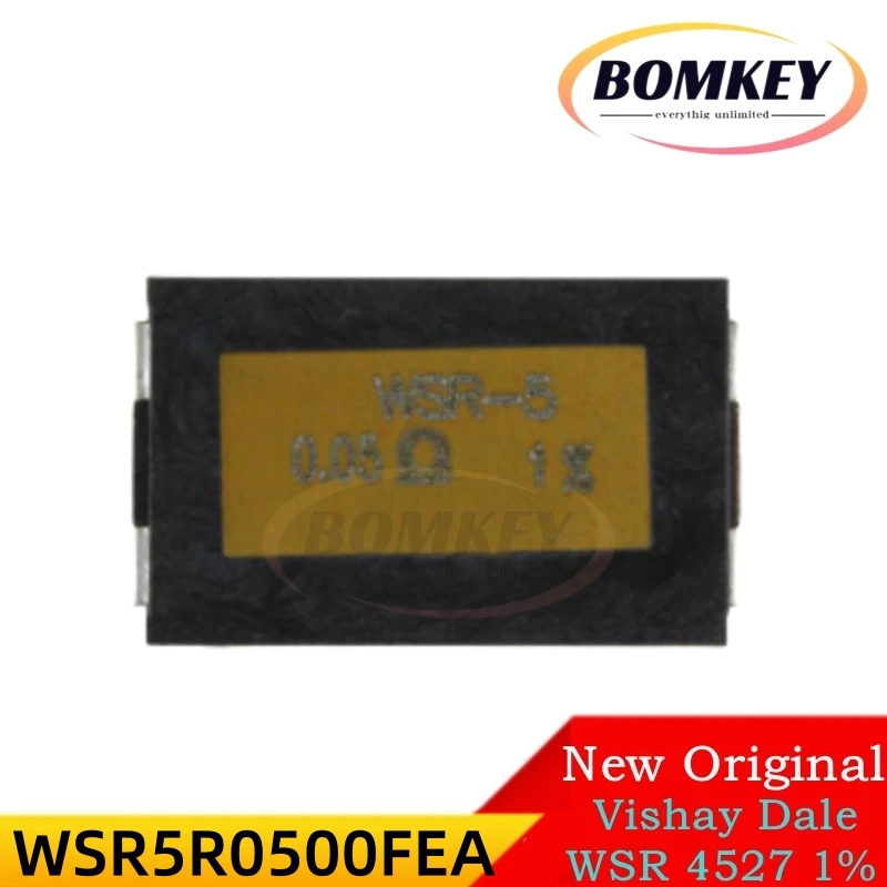 

5 шт./партия, новый WSR5R0500FEA WSR5R0500DEK WSR-5 4527 5 Вт 1% 0.05% Ом Vishay/Dale резистор тока