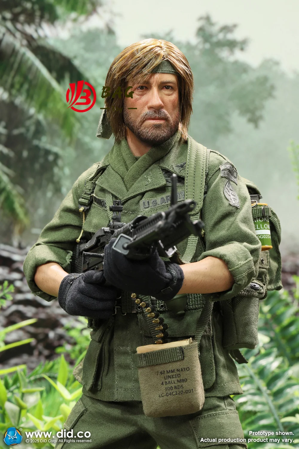 DID V80184 1/6 مجسمات الأكشن نموذج حرب فيتنام الجيش الأمريكي العقيد جيمس مور قطع الغيار الجديدة #6