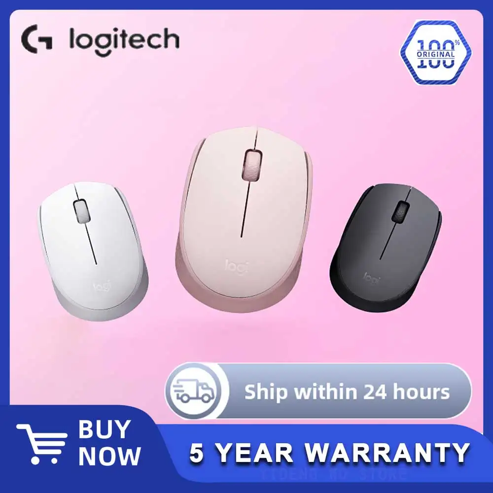 

Беспроводная мышь Logitech M171/M172 — игровой офисный настольный компьютер, портативный удобный противоскользящий приемник