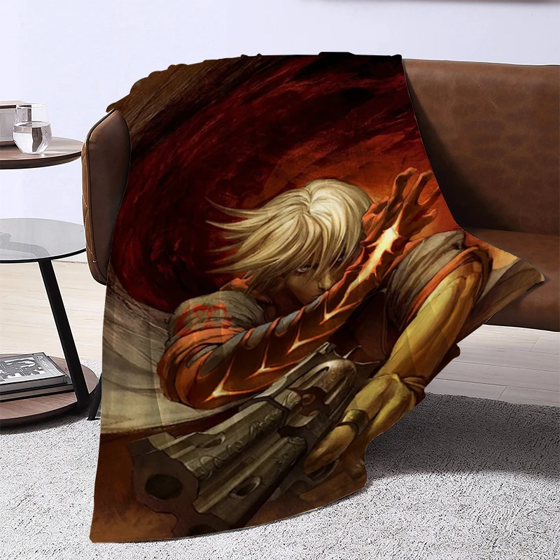 D-Devil May C-Cry Game Blanket Sofa Blankets & Throws Double Bed Comforter Furry Winter Bedspread the Knee Warm Baby Bedspreads