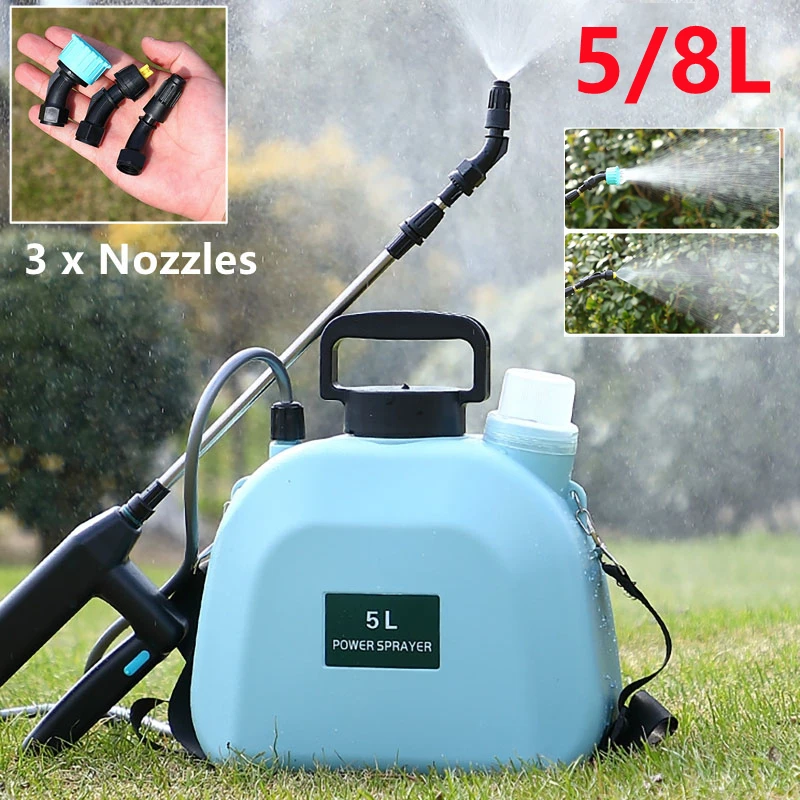 8L Electric Sprayer Garden Automatic Pesticide Sprayer Spray Gun Rechargeable Plant Sprayer Bottle Sprinkler Watering Can Garden