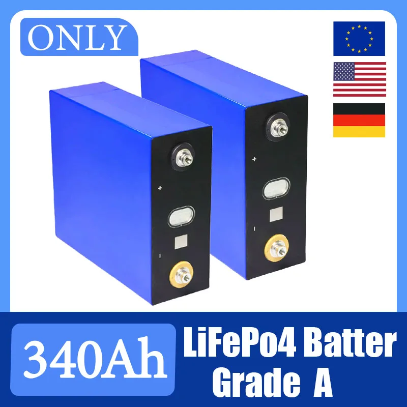 

3.2V 320Ah 340Ah Lifepo4 Rechargeable Battery Lithium Iron Phosphate 12v 24v 36v Travel Solar RV Campers batteries Grade A
