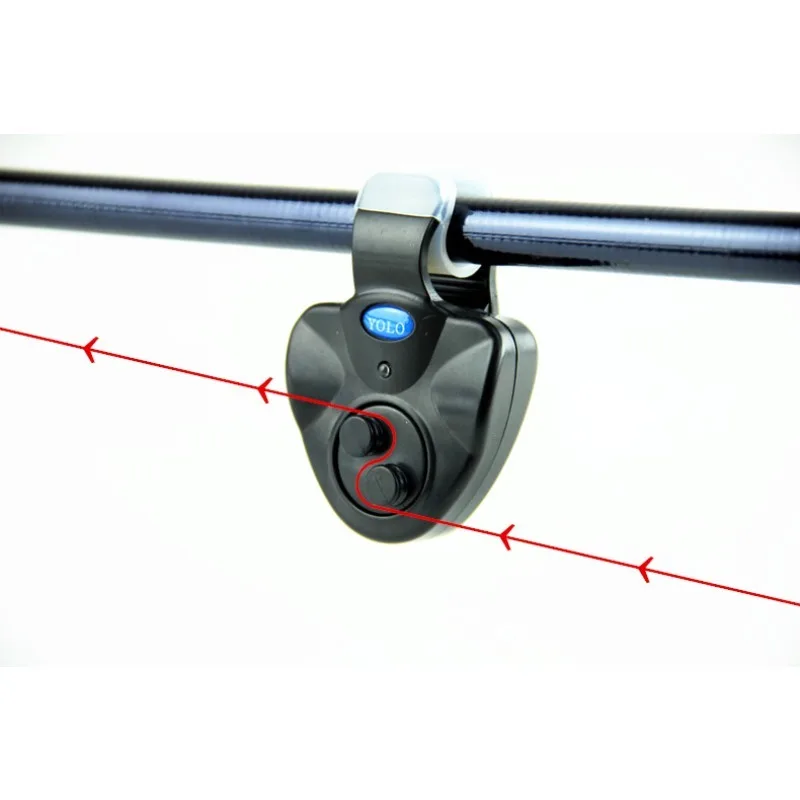 Fishing Bite Alarm Camping equipment Electronic Buzzer on fishing rod with Loud Siren Daytime Night Indicator With Battery image 15